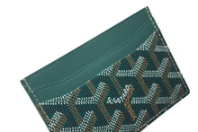 画像をギャラリービューアに読み込む, 新品同様 GOYARD ゴヤール サンシュルピス カードケース グリーン STSULPPMLTY08CL08X ロゴ 小物 カーフスキン 中古 4b000477