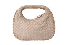 画像をギャラリービューアに読み込む, 極美品 BOTTEGAVENETA ボッテガヴェネタ イントレチャート ホーボー ミニ ハンドバッグ 189227 レザー ピンク ゴールド金具 中古 4b000479