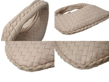 画像をギャラリービューアに読み込む, 極美品 BOTTEGAVENETA ボッテガヴェネタ イントレチャート ホーボー ミニ ハンドバッグ 189227 レザー ピンク ゴールド金具 中古 4b000479