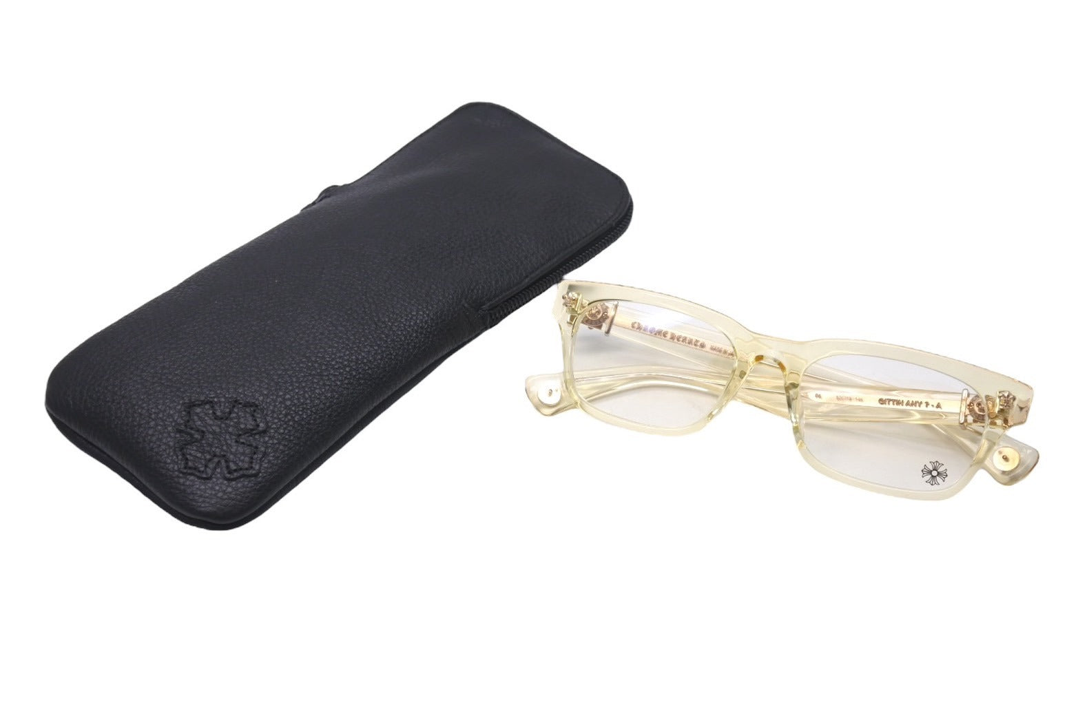 極美品 CHROME HEARTS クロムハーツ GITTIN ANY? サングラス アイ