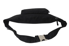 画像をギャラリービューアに読み込む, 極美品 PRADA プラダ TESSUTO MONTAGN ウエストバッグ・ボディバッグ ロゴプレート 2VL005 ブラック ナイロン 中古 4b000485