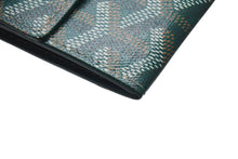 画像をギャラリービューアに読み込む, 極美品 GOYARD ゴヤール マリニー ウォレット 二つ折り財布 MARIGNPMLTY09CL09P PVC レザー グリーン 中古 4b000490