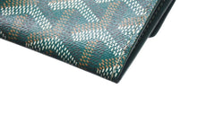 画像をギャラリービューアに読み込む, 極美品 GOYARD ゴヤール マリニー ウォレット 二つ折り財布 MARIGNPMLTY09CL09P PVC レザー グリーン 中古 4b000490