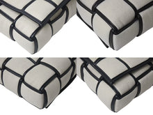 画像をギャラリービューアに読み込む, 極美品 BOTTEGA VENETA ボッテガヴェネタ パデッドカセット ナチュラル ショルダーバッグ アイボリー キャンバス レザー 中古 4b000492