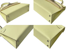 画像をギャラリービューアに読み込む, 新品未使用 HERMES エルメス ミニケリー 2WAY ハンドバッグ ジョーヌミルトン K刻印 ヴォ―エプソン ショルダー シルバー金具 中古 4b000493