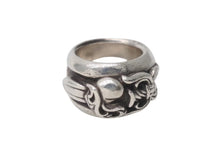 画像をギャラリービューアに読み込む, CHROME HEARTS クロムハーツ ダガーハート リング 指輪 重量約36.3g サイズ16.5号 1995/01/.925刻印 シルバー925 美品 中古 4b000502