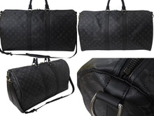 画像をギャラリービューアに読み込む, 新品同様 LOUIS VUITTON ルイヴィトン キーポル バンドリエール55 ボストンバッグ M40605 モノグラム エクリプス 中古 4b000508