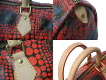 Load image into Gallery viewer, 新品同様 LOUIS VUITTON ルイヴィトン スピーディ30 草間彌生 コラボ 2012年 M40693 パンプキンドット レッド 中古 4b000509