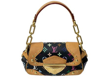Load image into Gallery viewer, 極美品 LOUIS VUITTON ルイヴィトン マリリン ハンドバッグ M40128 モノグラム マルチカラー ブラック 村上隆 中古 4b000510
