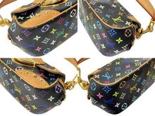 Load image into Gallery viewer, 極美品 LOUIS VUITTON ルイヴィトン マリリン ハンドバッグ M40128 モノグラム マルチカラー ブラック 村上隆 中古 4b000510