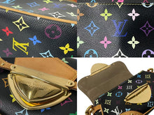 Load image into Gallery viewer, 極美品 LOUIS VUITTON ルイヴィトン マリリン ハンドバッグ M40128 モノグラム マルチカラー ブラック 村上隆 中古 4b000510