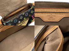 Load image into Gallery viewer, 極美品 LOUIS VUITTON ルイヴィトン マリリン ハンドバッグ M40128 モノグラム マルチカラー ブラック 村上隆 中古 4b000510