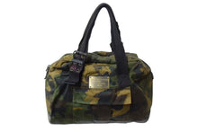 画像をギャラリービューアに読み込む, DOLCE&amp;GABBANA ドルチェ&amp;ガッバーナ 2004AW MENS COLLECTION ミリタリーカモバッグ トートバッグ コットン ラバー 良品 中古 4b000516