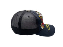 Load image into Gallery viewer, Ed Hardy エド ハーディー 刺繍メッシュキャップ 帽子 タイガー 虎 コットン ポリエステル ブラック イエロー 美品 中古 4b000517