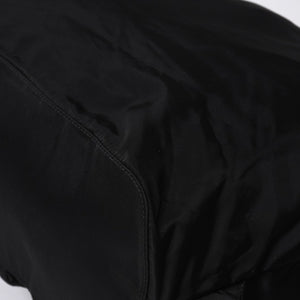 極美品 PRADA プラダ 三角ロゴ リュックサック 1BZ811 ブラック ナイロン レザー シルバー金具 中古 4a000052