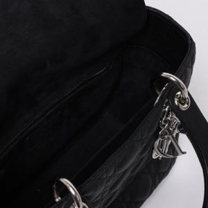 Very good condition Christian Dior Lady Dior Cannage Medium 2WAY M0565PWRT_M900 Black Used 4a000050