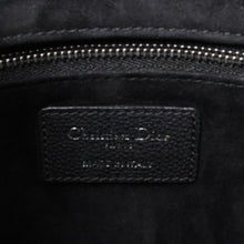 画像をギャラリービューアに読み込む, 極美品 Christian Dior クリスチャンディオール レディディオール カナージュ ミディアム 2WAY M0565PWRT_M900 ブラック 中古 4a000050