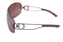 画像をギャラリービューアに読み込む, Christian Dior クリスチャンディオール リムレス サングラス PLAY DIOR VF2 サイズ115 ラインストーン ブラウン 美品 中古 4b000522