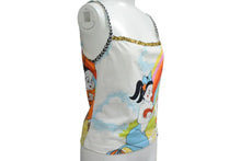 Load image into Gallery viewer, Christian Dior クリスチャンディオール マーメイドタンクトップ マルチカラー コットン 40 2P12155410 美品 中古 4b000527