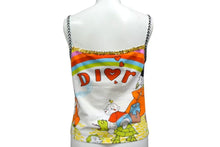 Load image into Gallery viewer, Christian Dior クリスチャンディオール マーメイドタンクトップ マルチカラー コットン 40 2P12155410 美品 中古 4b000527