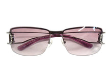 画像をギャラリービューアに読み込む, Christian Dior クリスチャンディオール リムレス サングラス kj1lk サイズ61□14-127 シルバー パープル 美品 中古 4b000528