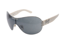 画像をギャラリービューアに読み込む, DOLCE&amp;GABBANA ドルチェアンドガッバーナ サングラス 6022-B サイズ062/87 125 ティアドロップ ラインストーン ホワイト 美品 中古 4b000529