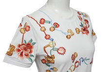 画像をギャラリービューアに読み込む, ChristianDior クリスチャンディオール 花柄 刺繍 2P12033139 マルチカラー 半袖Tシャツ ガリアーノ期 サイズ36 美品 中古 4b000531