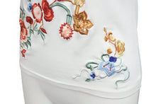 画像をギャラリービューアに読み込む, ChristianDior クリスチャンディオール 花柄 刺繍 2P12033139 マルチカラー 半袖Tシャツ ガリアーノ期 サイズ36 美品 中古 4b000531