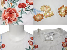 画像をギャラリービューアに読み込む, ChristianDior クリスチャンディオール 花柄 刺繍 2P12033139 マルチカラー 半袖Tシャツ ガリアーノ期 サイズ36 美品 中古 4b000531