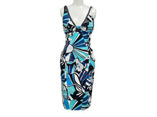 画像をギャラリービューアに読み込む, DOLCE&amp;GABBANA ドルチェアンドガッバーナ デニムワンピース ブルー ホワイト ブラック コットン サイズ 24/38 美品 中古 4b000532