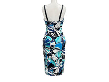 画像をギャラリービューアに読み込む, DOLCE&amp;GABBANA ドルチェアンドガッバーナ デニムワンピース ブルー ホワイト ブラック コットン サイズ 24/38 美品 中古 4b000532