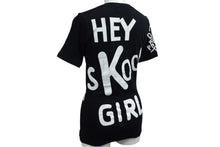 Load image into Gallery viewer, Christian Dior クリスチャンディオール 半袖VネックＴシャツ 4A16155957 ブラックホワイト コットン 良品 中古 4b000534