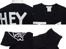 Load image into Gallery viewer, Christian Dior クリスチャンディオール 半袖VネックＴシャツ 4A16155957 ブラックホワイト コットン 良品 中古 4b000534