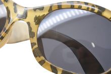 Load image into Gallery viewer, Christian Dior クリスチャンディオール サングラス 2958A サイズ53□20 カートコバーン オーバル レオパード イエロー 美品 中古 4b000548
