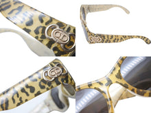 Load image into Gallery viewer, Christian Dior クリスチャンディオール サングラス 2958A サイズ53□20 カートコバーン オーバル レオパード イエロー 美品 中古 4b000548