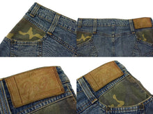 画像をギャラリービューアに読み込む, DOLCE&amp;GABBANA ドルチェ&amp;ガッバーナ ミニスカート ボトムス コットン イタリア製 ブルー カモ サイズ24/38 美品 中古 4b000562