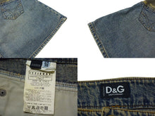 画像をギャラリービューアに読み込む, DOLCE&amp;GABBANA ドルチェ&amp;ガッバーナ ミニスカート ボトムス コットン イタリア製 ブルー カモ サイズ24/38 美品 中古 4b000562