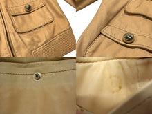 画像をギャラリービューアに読み込む, DSQUARED2 ディースクエアード レザージャケット ブルゾン ラムレザー ブラウン ゴールド金具 サイズ40 美品 中古 4b000568 正規品