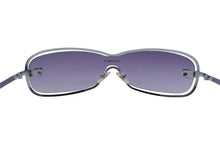 画像をギャラリービューアに読み込む, 極美品 CHANEL シャネル サングラス アイウェア CH4032 サイズ62□16 135 ココマーク ロゴ パープル シルバー 中古 4b000569