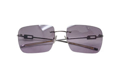 GUCCI Gucci Rimless Sunglasses GG1780/STRASS YB7VY Size 60□17 125 Rhinestone Square Purple Good Condition Used 4b000570