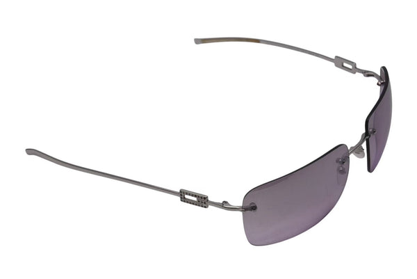 GUCCI Gucci Rimless Sunglasses GG1780/STRASS YB7VY Size 60□17 125 Rhinestone Square Purple Good Condition Used 4b000570