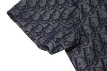 画像をギャラリービューアに読み込む, CHRISTIAN DIOR クリスチャンディオール ボディスーツ 水着 ハイレグ 半袖 トロッター オブリーク モノグラム ネイビー 美品 中古 4b000573