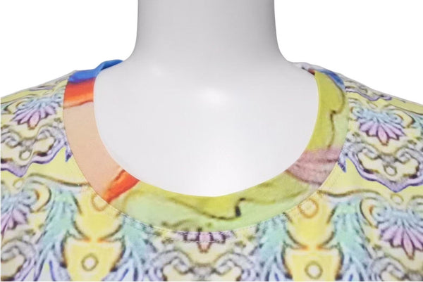VIVIENNE TAM ヴィヴィアン タム 半袖Tシャツ 中国プリント CHINA製 コットン マルチカラー サイズS 美品 中古 4b000574