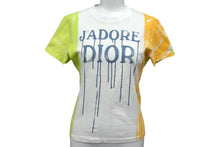 画像をギャラリービューアに読み込む, ChristianDior クリスチャンディオール ジョンガリアーノ期 ロゴ 2E12155021 マルチカラー 半袖Tシャツ サイズ38 美品 中古 4b000579