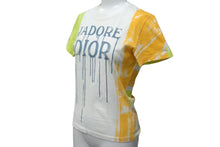 画像をギャラリービューアに読み込む, ChristianDior クリスチャンディオール ジョンガリアーノ期 ロゴ 2E12155021 マルチカラー 半袖Tシャツ サイズ38 美品 中古 4b000579