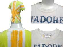 画像をギャラリービューアに読み込む, ChristianDior クリスチャンディオール ジョンガリアーノ期 ロゴ 2E12155021 マルチカラー 半袖Tシャツ サイズ38 美品 中古 4b000579