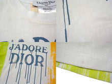 画像をギャラリービューアに読み込む, ChristianDior クリスチャンディオール ジョンガリアーノ期 ロゴ 2E12155021 マルチカラー 半袖Tシャツ サイズ38 美品 中古 4b000579