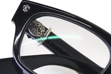画像をギャラリービューアに読み込む, CHROME HEARTS クロムハーツ BANGADANG II-A メガネ サイズ52□20-148 BSフレア クリアレンズ 度無し ブラック 美品 中古 4b000590