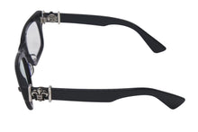 画像をギャラリービューアに読み込む, CHROME HEARTS クロムハーツ BANGADANG II-A メガネ サイズ52□20-148 BSフレア クリアレンズ 度無し ブラック 美品 中古 4b000590