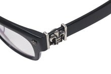 画像をギャラリービューアに読み込む, CHROME HEARTS クロムハーツ BANGADANG II-A メガネ サイズ52□20-148 BSフレア クリアレンズ 度無し ブラック 美品 中古 4b000590